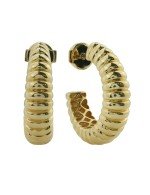 Серьги из лимонного золота 585 пробы