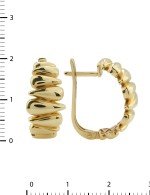 Серьги из лимонного золота 585 пробы