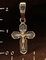 Крест из золота 585 пробы