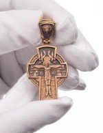 Крест из золота 585 пробы