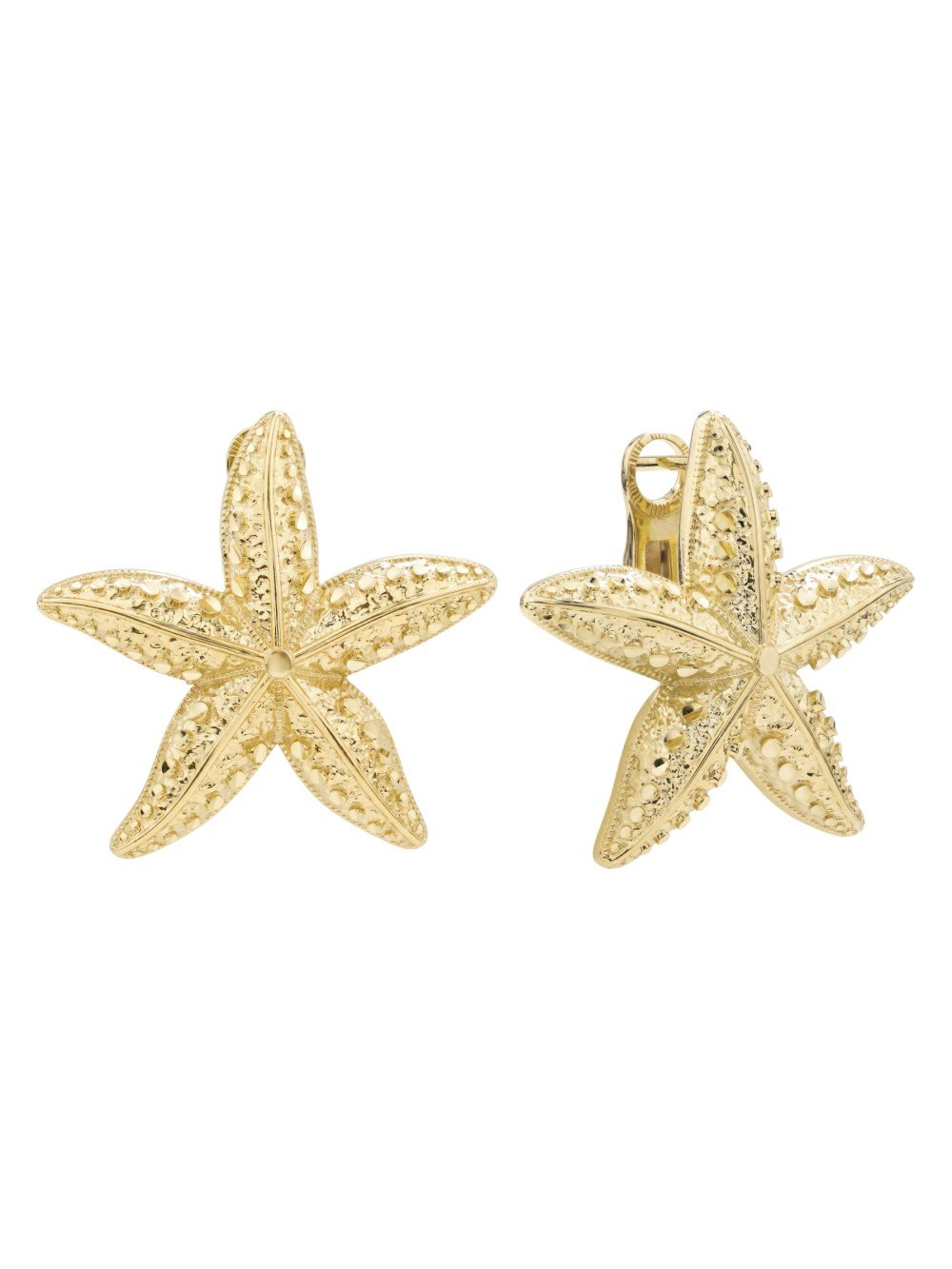 Серьги из лимонного золота