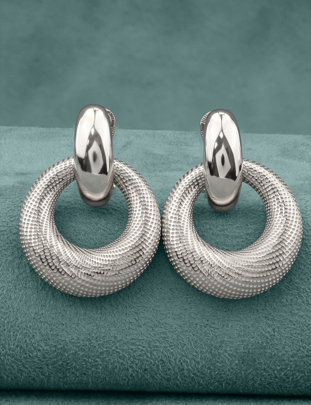 Серьги из белого золота 585 пробы
