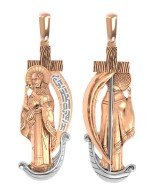 Образок из золота 585 пробы