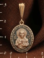 Образок из золота 585 пробы