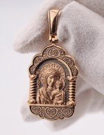 Образок из золота 585 пробы