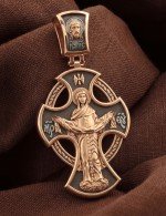 Крест из золота 585 пробы