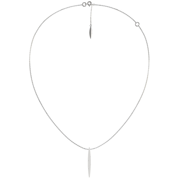 Колье из белого золота c бриллиантами