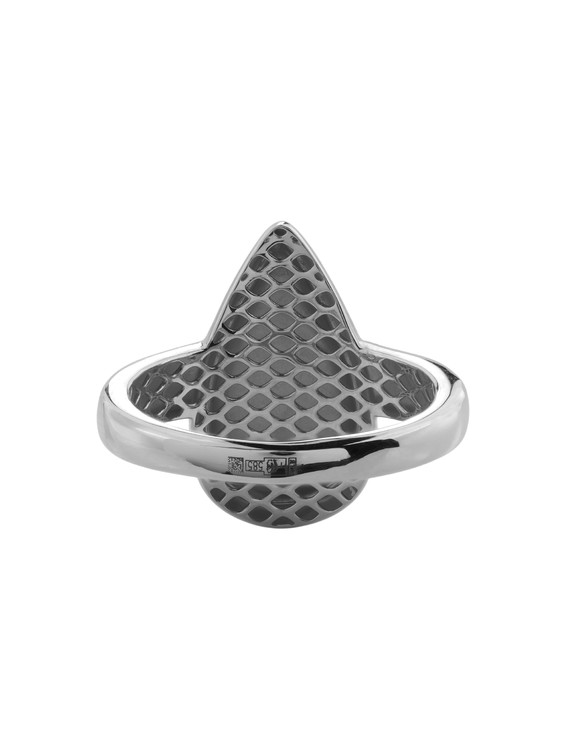 Кольцо из белого золота