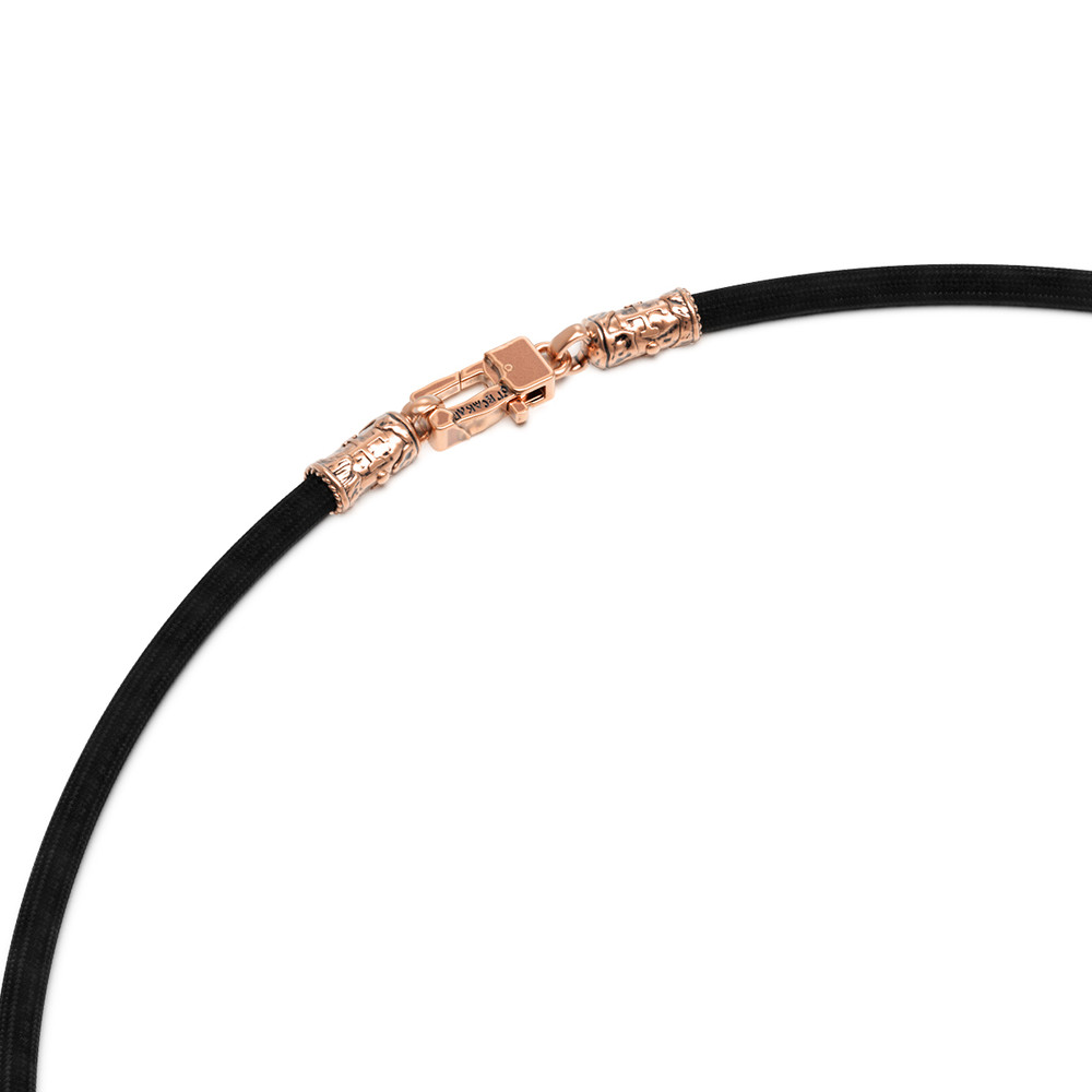 Шнурок шёлковый из золота c шёлковым шнурком