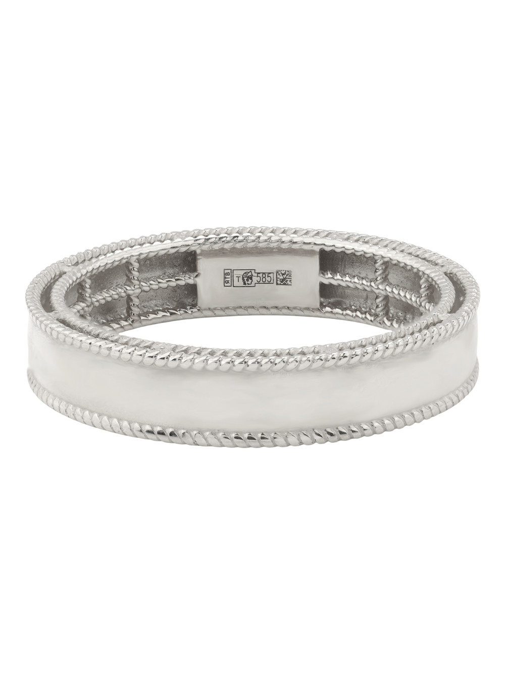 Кольцо из белого золота