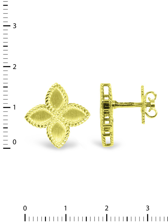 Серьги из лимонного золота