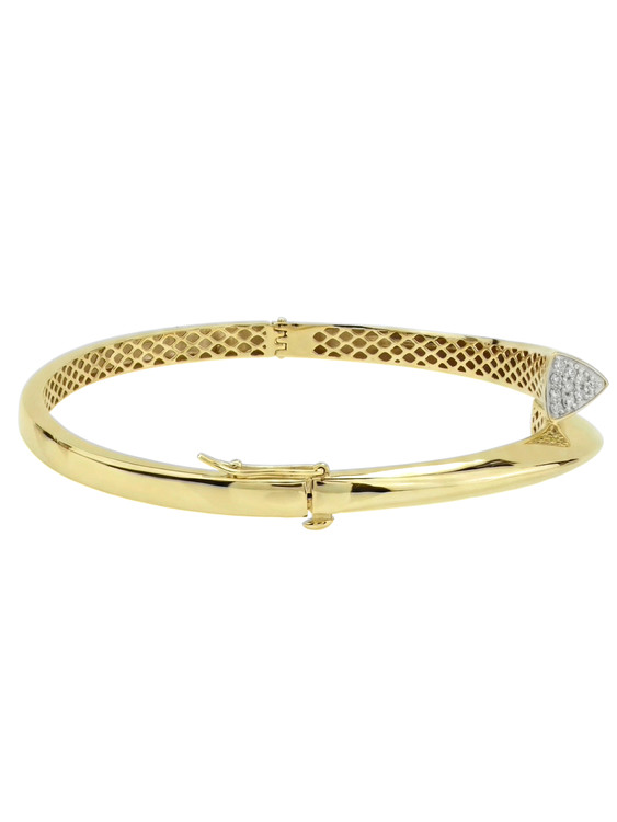 Браслет из лимонного золота c бриллиантами