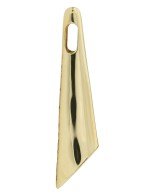 Подвеска из лимонного золота 585 пробы c бриллиантами