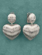 Серьги из белого золота 585 пробы
