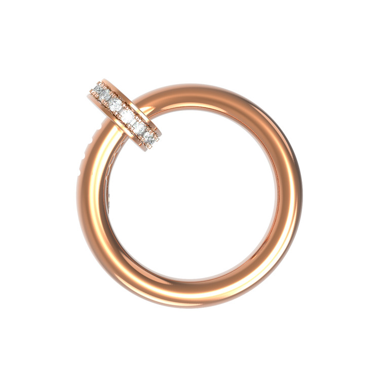 Кольцо из золота c бриллиантами