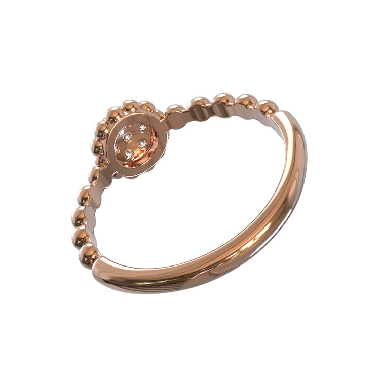 Кольцо из золота c бриллиантами