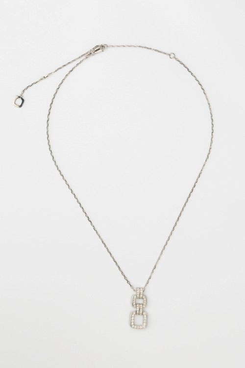 Колье из белого золота c бриллиантами