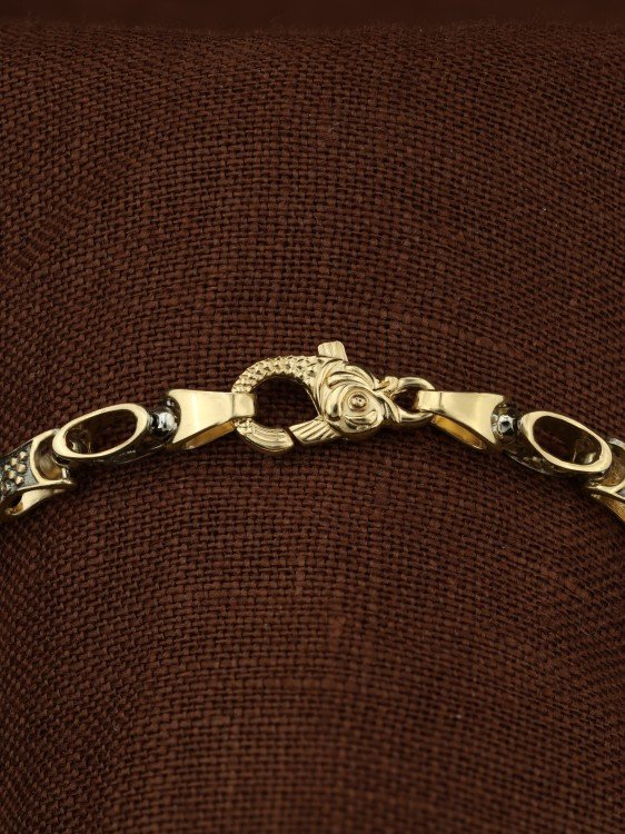 Цепь из лимонного золота