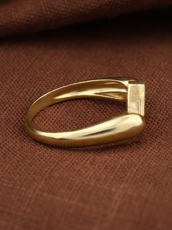 Кольцо из лимонного золота