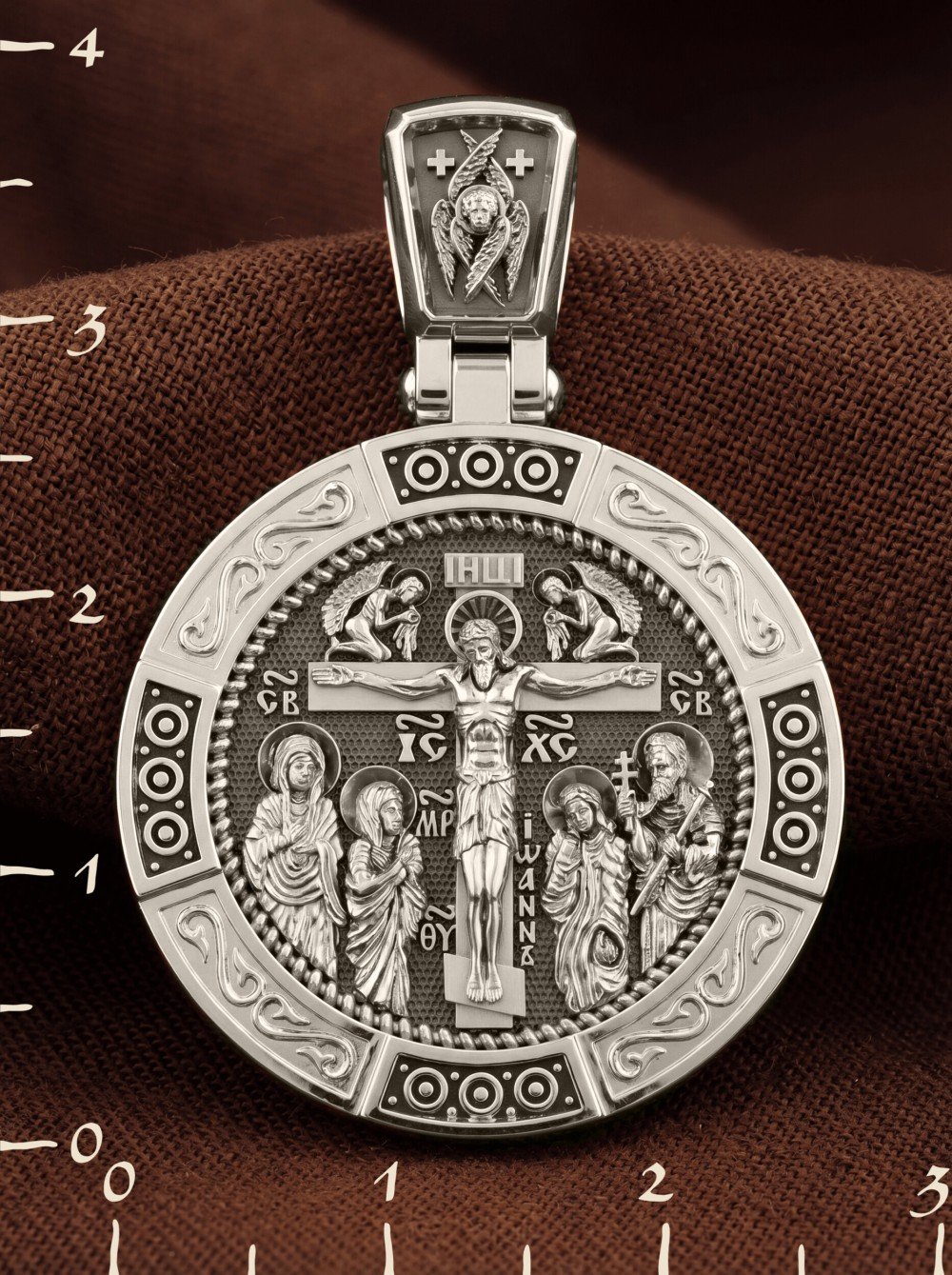 Образок из белого золота