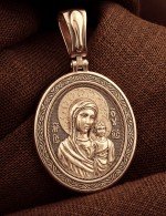 Образок из золота 585 пробы