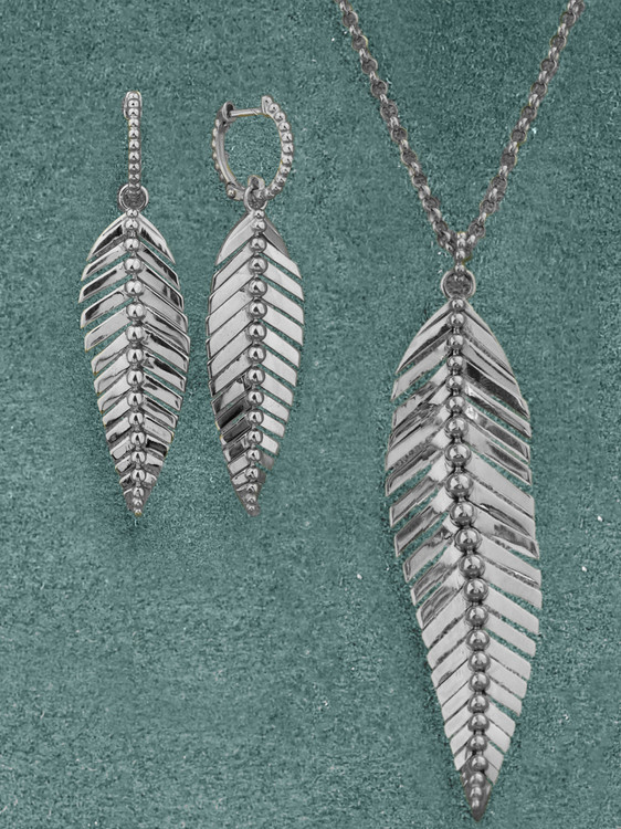 Серьги из белого золота