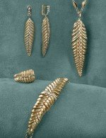 Серьги из золота 585 пробы