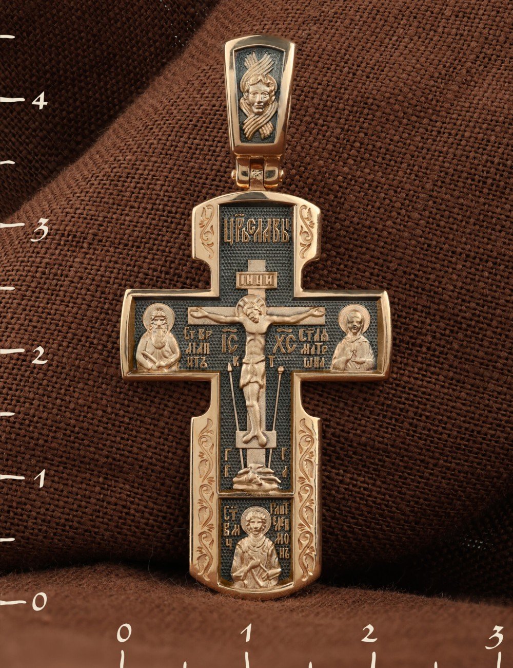 Крест из золота 585 пробы