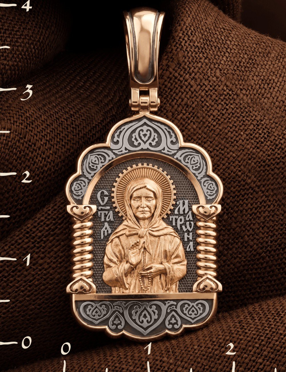 Образок из золота 585 пробы