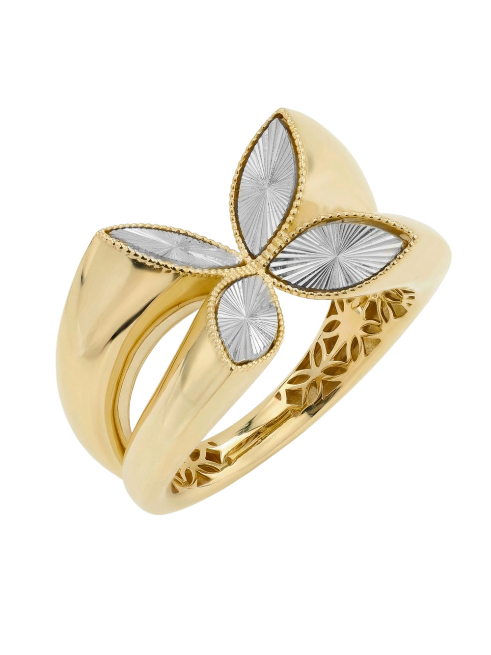 Кольцо из лимонного золота