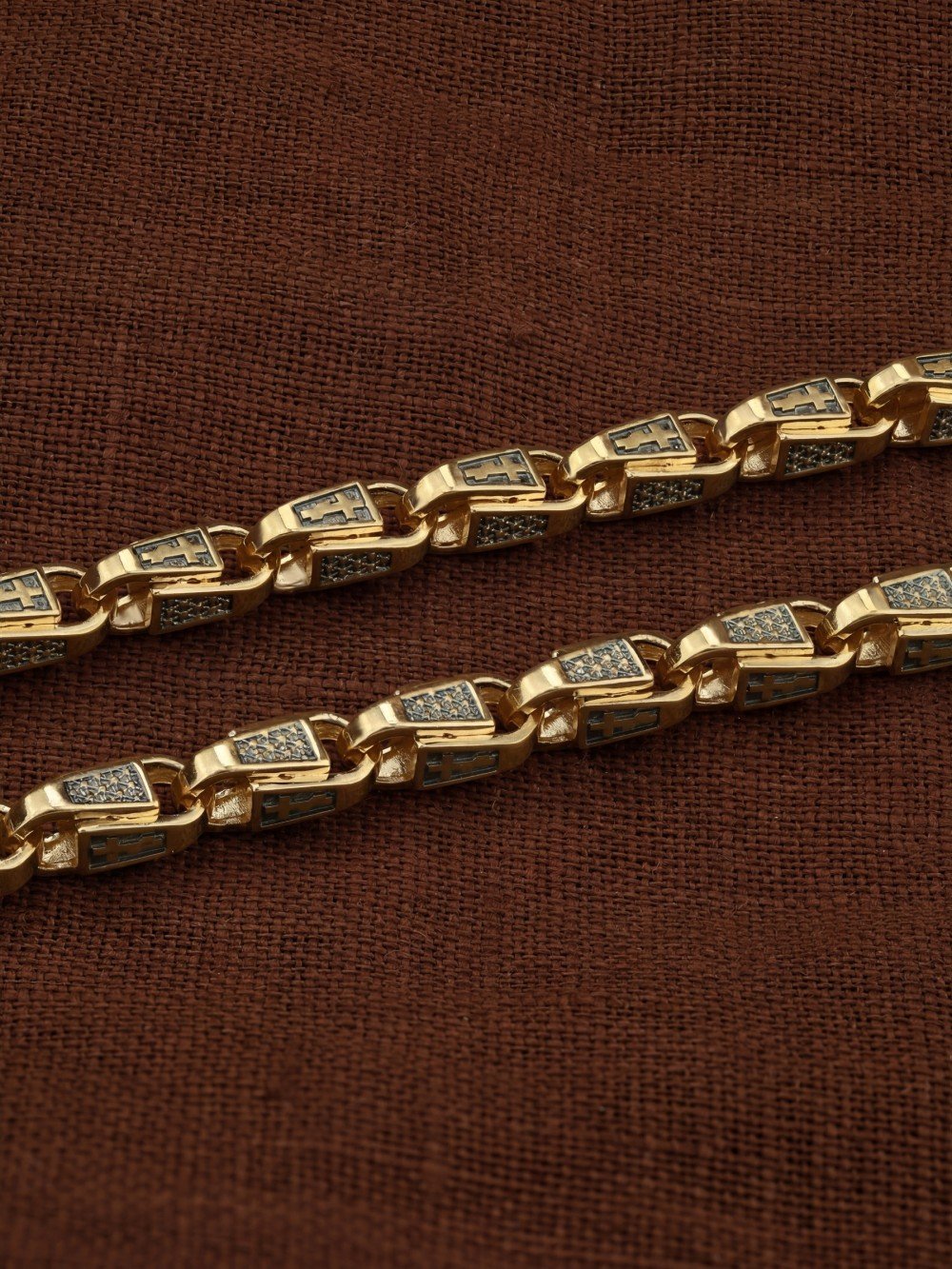 Цепь из лимонного золота