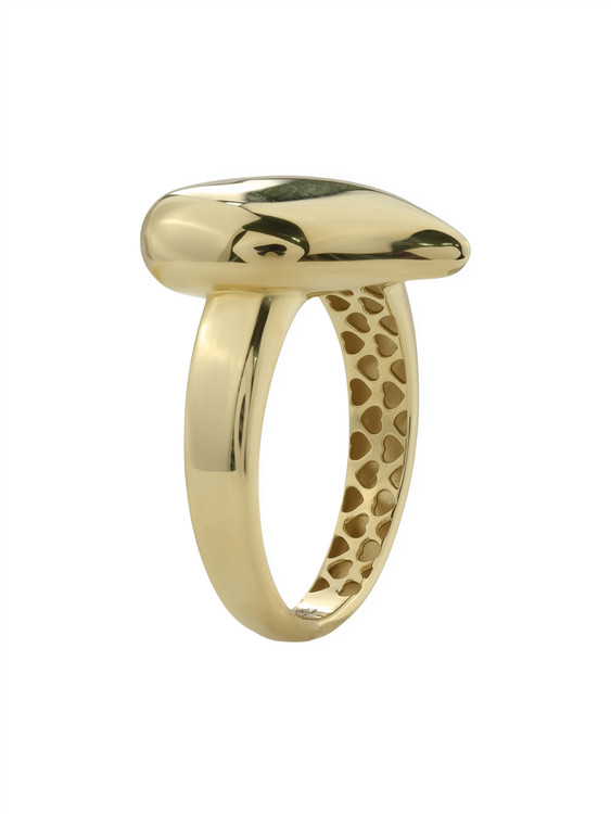 Кольцо из лимонного золота