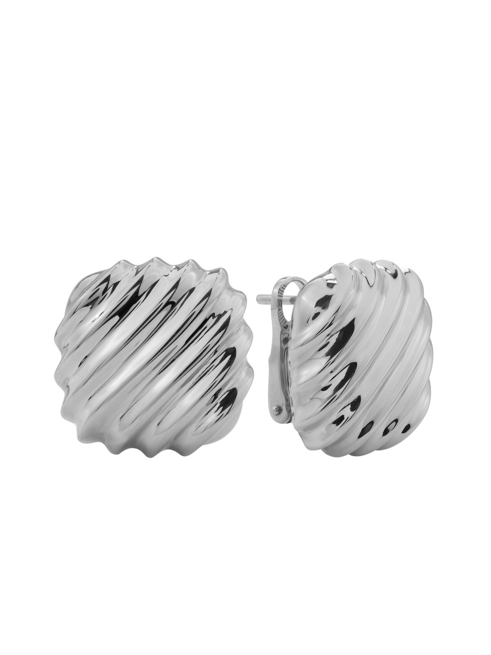 Серьги из белого золота