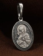 Образок из белого золота 585 пробы