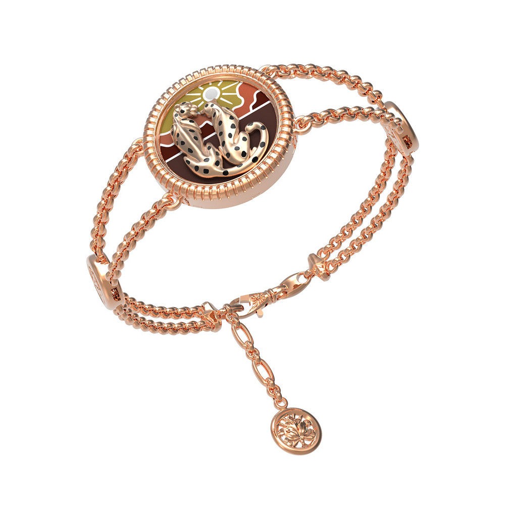 Браслет из золота c эмалью