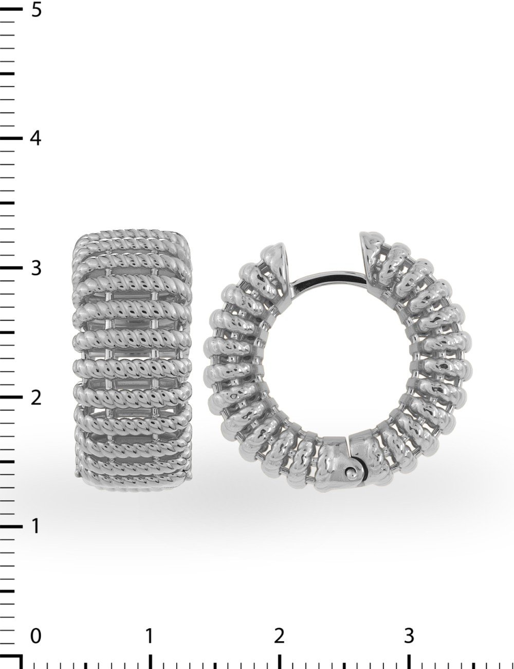 Серьги из белого золота 585 пробы