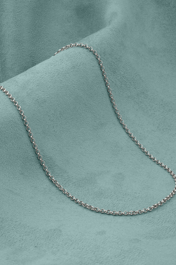 Цепь из белого золота