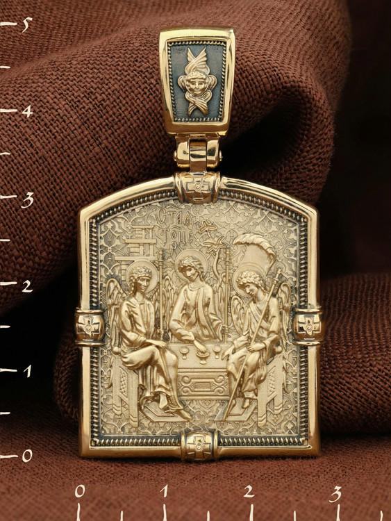 Образок из лимонного золота