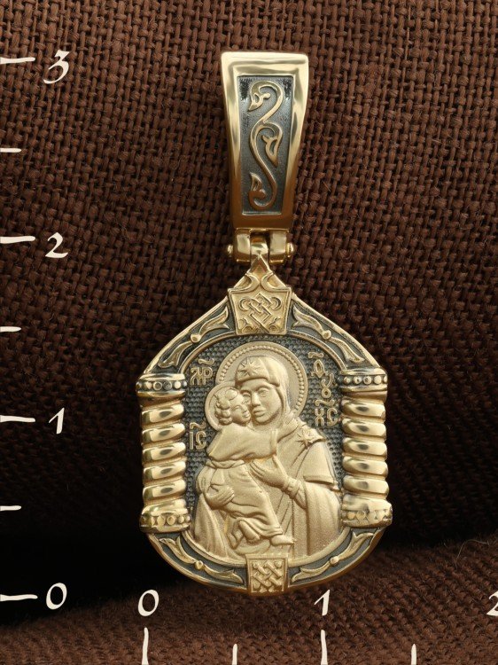 Образок из лимонного золота