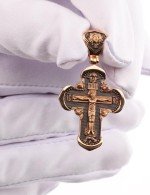 Крест из золота 585 пробы