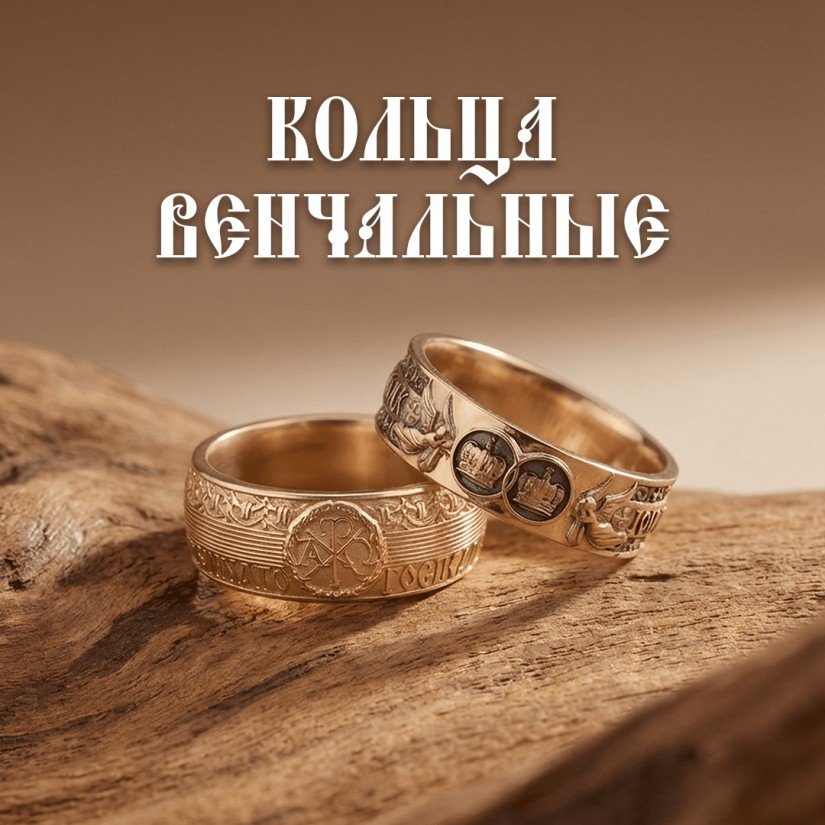 Кольца венчальные Херсонес Православный