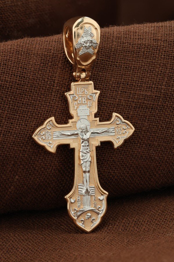 Крест из золота 585 пробы