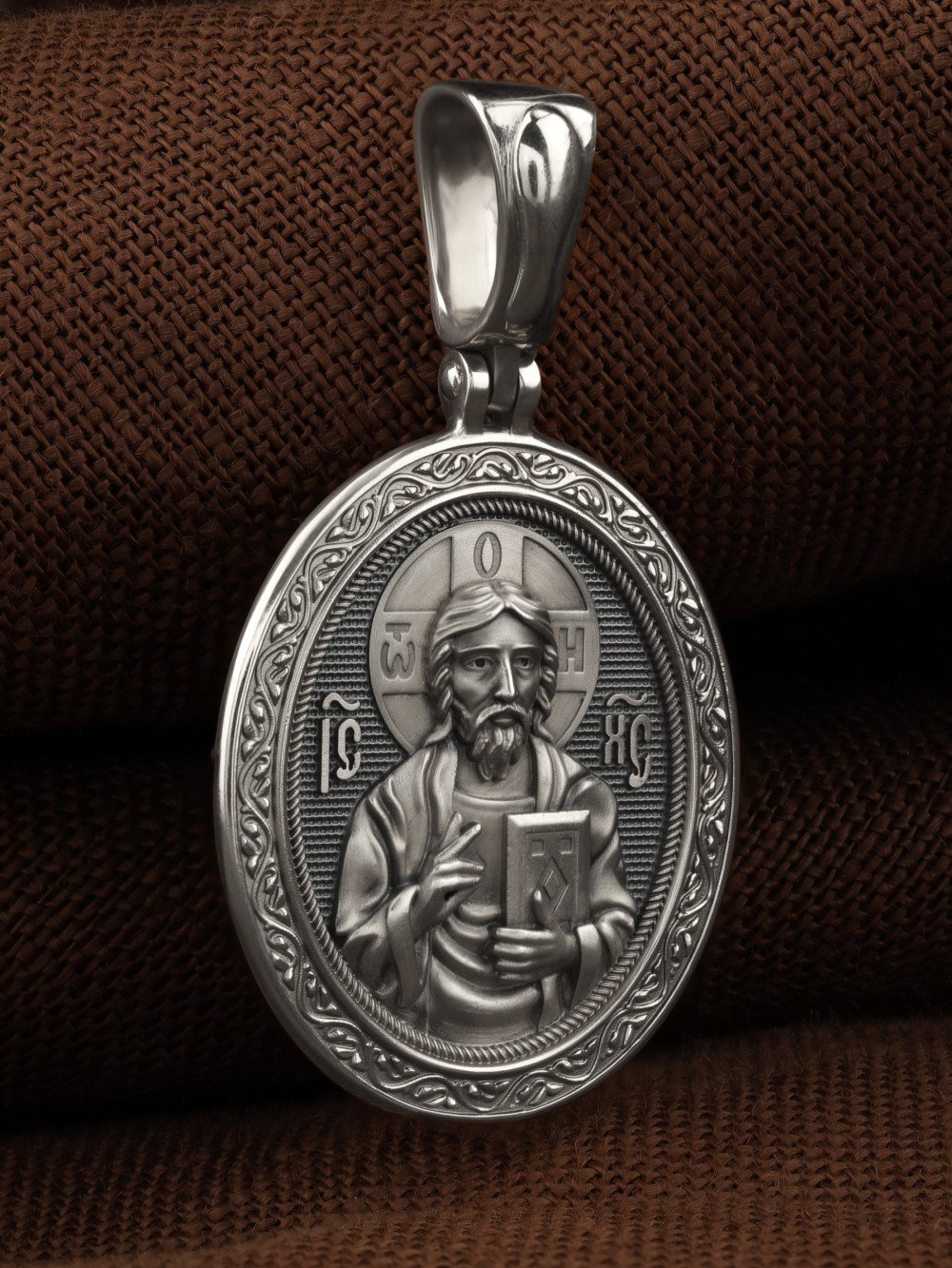 Образок из белого золота