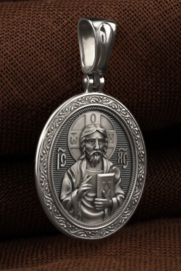 Образок из белого золота