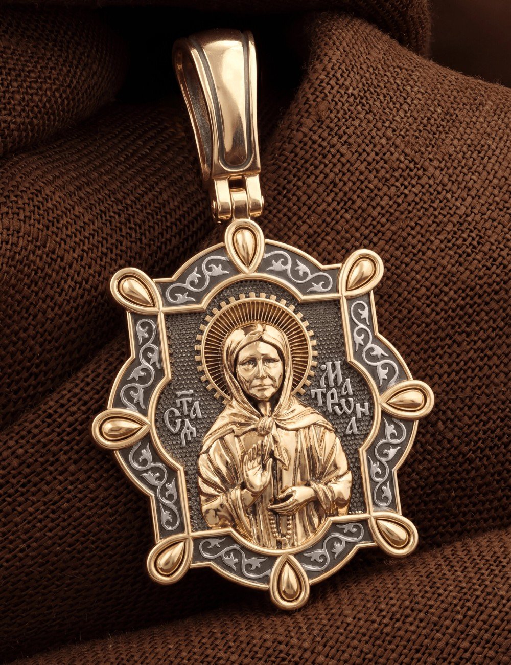 Образок из золота 585 пробы