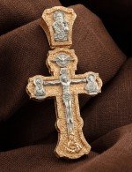 Крест из золота 585 пробы