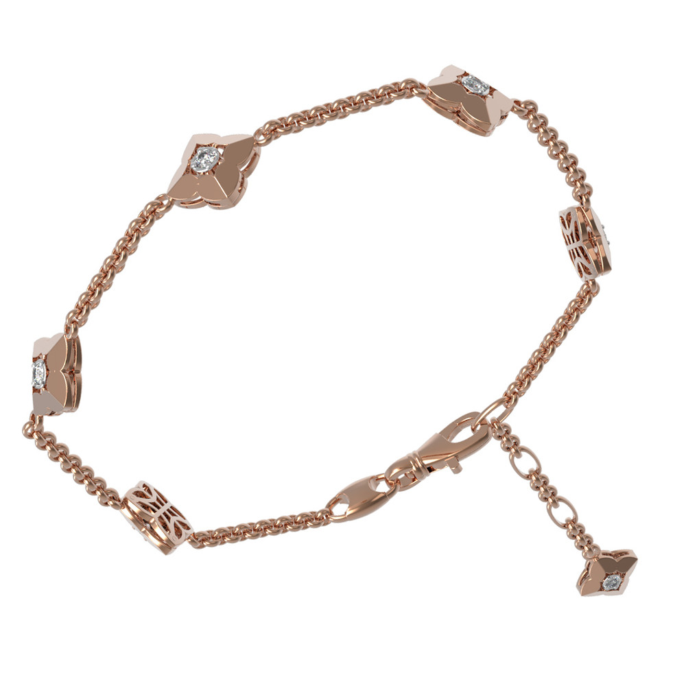 Браслет из золота c бриллиантами