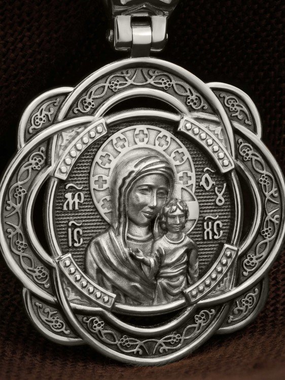 Образок из белого золота