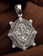 Образок из белого золота 585 пробы