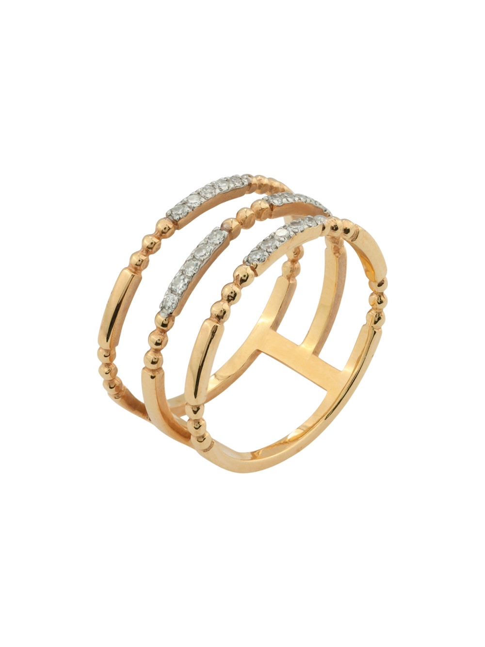 Кольцо из золота c бриллиантами